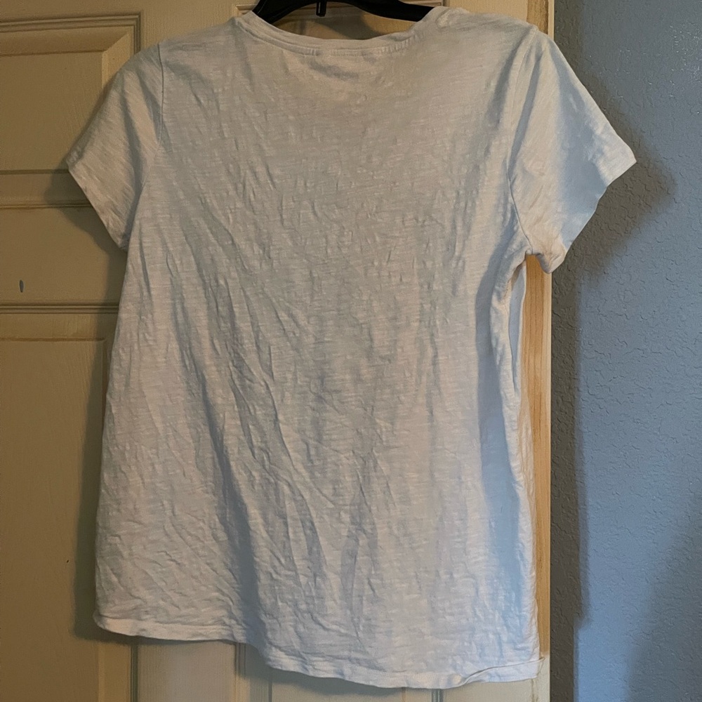 LC Lauren Conrad Soft White Short Sleeve Tee